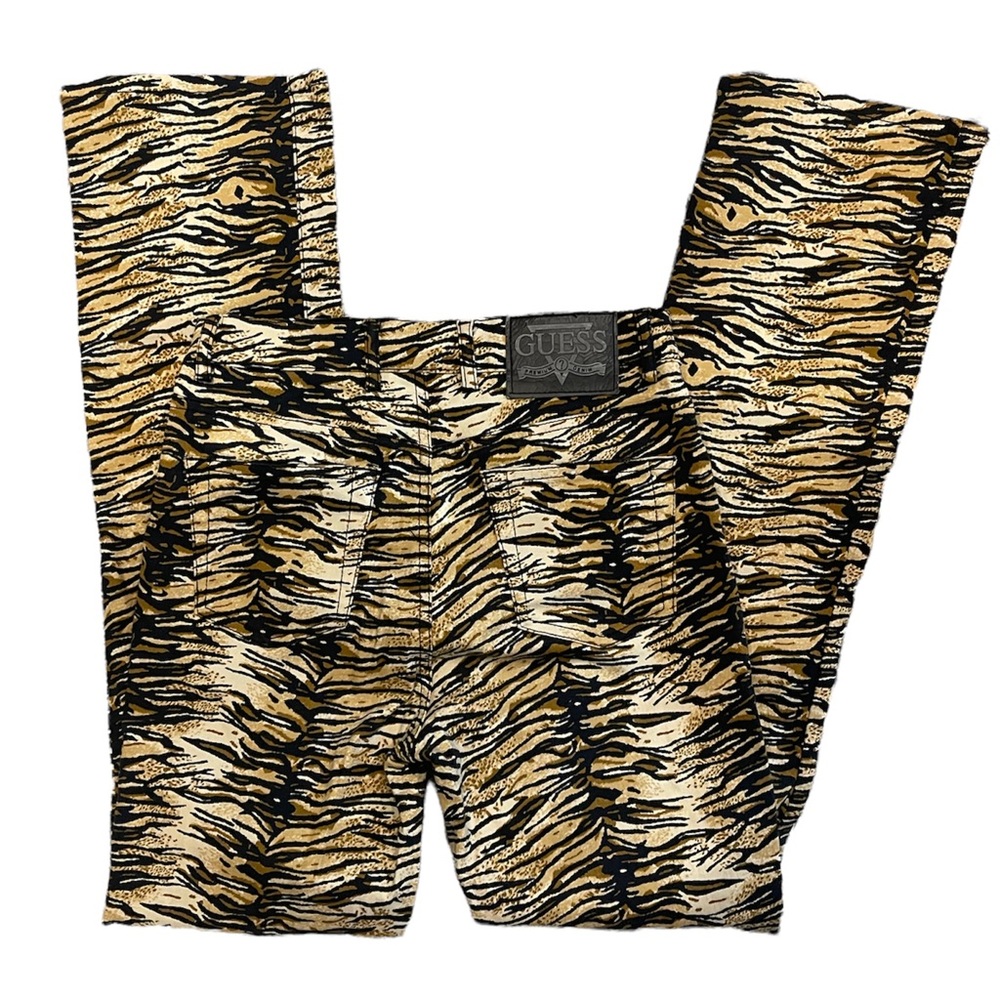 Vintage guess tiger print jeans